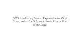 SMS Marketing Seven Explanations Why Companies Can't Spread New Promotion Technique