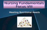 8 nutrition - nursing