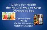 Juicing for health the natural way
