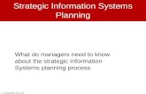 Strategic Information Systems Planning