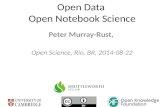 Open data and Open Science