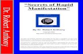 dr.Robert Anthony -  Secrets of Rapid Manifestation