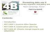 Module 4B - EN - Promoting data use II: use in key scientific and policy areas