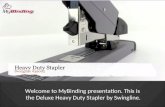 Swingline Deluxe Heavy Duty Stapler Demo - SWI-39005, SWI-39002