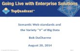 Semantic Web Standards and  the Variety “V” of Big Data
