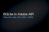 SQLite in Adobe AIR