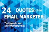 24 Quotes for the Email Marketer