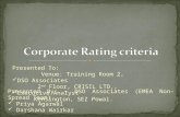 Corporate Rating Criteria