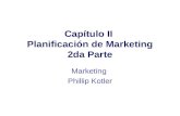 Marketing: planificación estratégica 2º parte