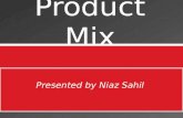 Product mix / marketing management