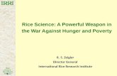 Rice science by robert zeigler