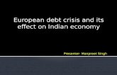 Eurozone debt and impact on Indian economy