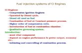 Fuel Injection Systems of CI Engines