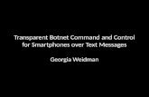 Transparent Botnet C&C for Smartphones over SMS