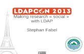 Making Research "Social" using LDAP