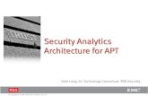 RSA: Security Analytics Architecture for APT