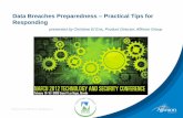 Data Breaches Preparedness (Credit Union Conference Session)
