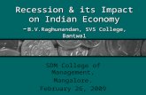 Recession -B.V.Raghunandan