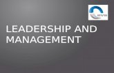 EVS Leadership and Management