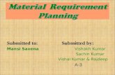 Material Requirements........... Planning