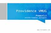 Providence VMUG - PowerCLI