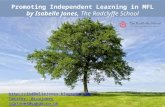Developing student independence in mfl