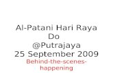 Hari Raya gathering at Putrajaya on 25 September 2009