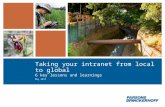 Taking your intranet from local to global - Intranets 2013