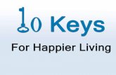 10 keys for happier living