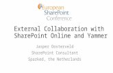 ESPC Webinar: External Collaboration with SharePoint Online and Yammer