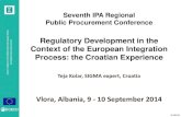 Presentation by Teja Kolar, SIGMA Expert, Croatia