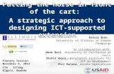 Putting the Horse in Front of the Cart - Implications for ICT for Extension design strategy