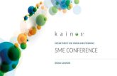DWP SME conference (11 March 2014) - Brian Gannon (kainos)