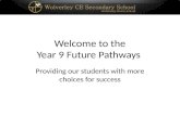 Year 9 future pathways intro assembly 2011