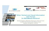 When textual and visual information join forces for multimedia retrieval