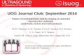 UOG Journal Club: Impact of endometriosis and its staging on assisted reproduction outcome: systematic review and meta-analysis
