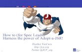 Adopt-a-JSR for Spec Leads