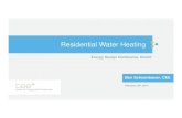 Residential Water Heating