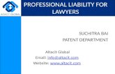 Professional liability for lawyers