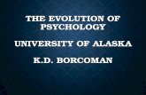 Evolution of psychology