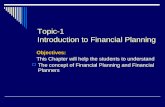 Introduction to Financial Planning