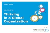 Thriving in a Global Organization