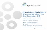 OpenSolaris Web Stack MySQL BOF