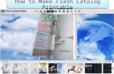 How to make flash catalog printable