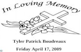 In Loving Memory of Tyler Boudreaux