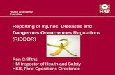 Reporting of Injuries, Diseases and Dangerous Occurrences Regulations