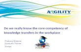 Core Values Of Knowledge Transfers