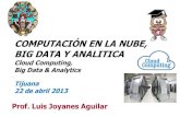 Computación en la Nube, Big Data y Analitica