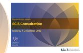 SCIS asks consultation 2012