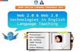 Web 2.0 & 3.0 technologies in ELT